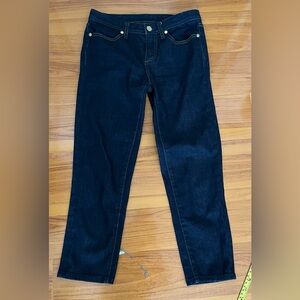 Tory Burch Blue Straight Jeans Classic Style